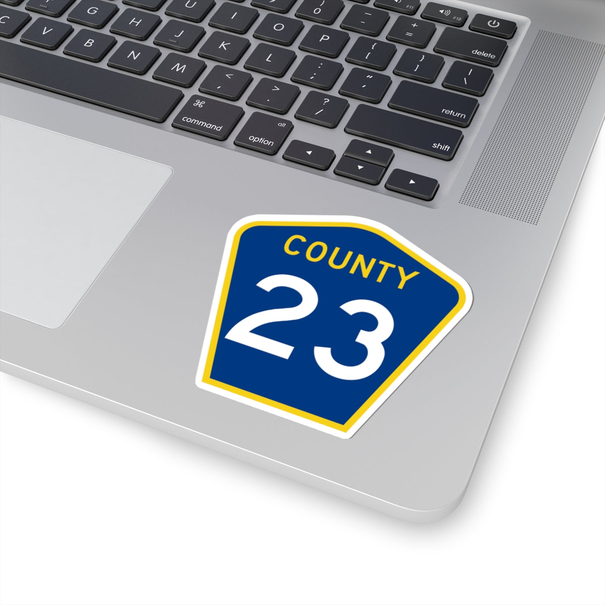 County 23 MN (Minnesota) (Road Sign) STICKER Vinyl Kiss-Cut Decal