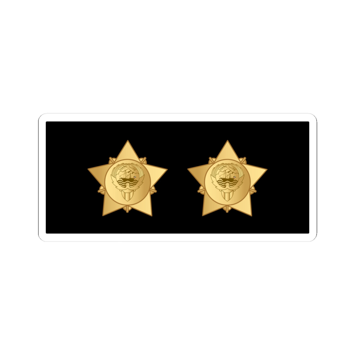 06. KNF CWO (Kuwait) (Military Rank) STICKER Vinyl Kiss-Cut Decal