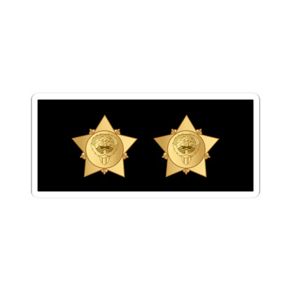 06. KNF CWO (Kuwait) (Military Rank) STICKER Vinyl Kiss-Cut Decal