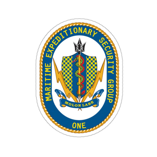 Maritime Expeditionary Security Group One (U.S. Navy) STICKER Vinyl Kiss-Cut Decal