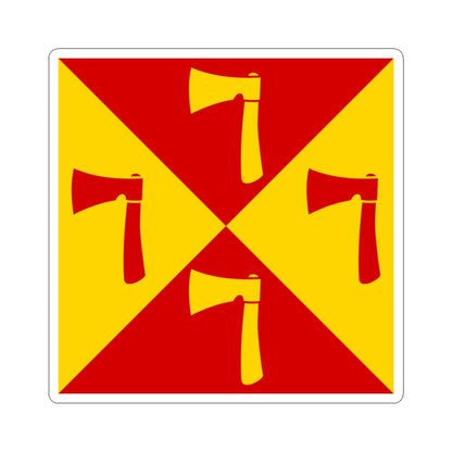Slokhyni flag (Ukraine) STICKER Vinyl Kiss-Cut Decal