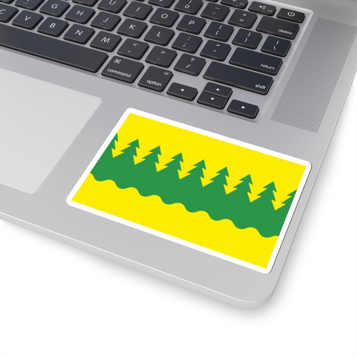 Flag of Kainuu (Finland) STICKER Vinyl Kiss-Cut Decal
