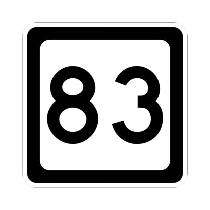 WV-83 (Virginia) (Road Sign) STICKER Vinyl Kiss-Cut Decal