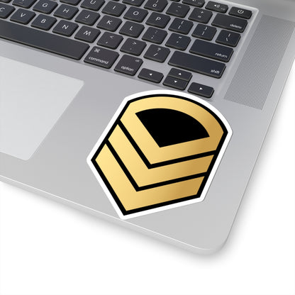 04. KNF SFC (Kuwait) (Military Rank) STICKER Vinyl Kiss-Cut Decal