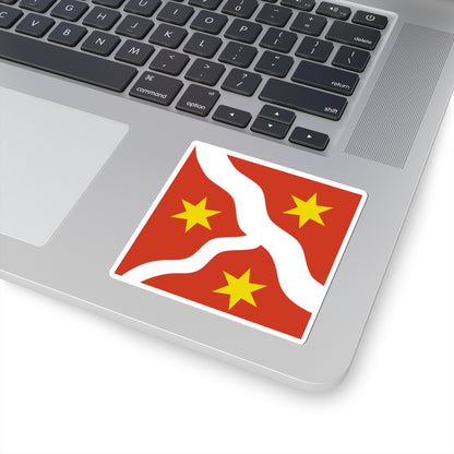 CHE Seebach ZH Flag (Switzerland) STICKER Vinyl Kiss-Cut Decal