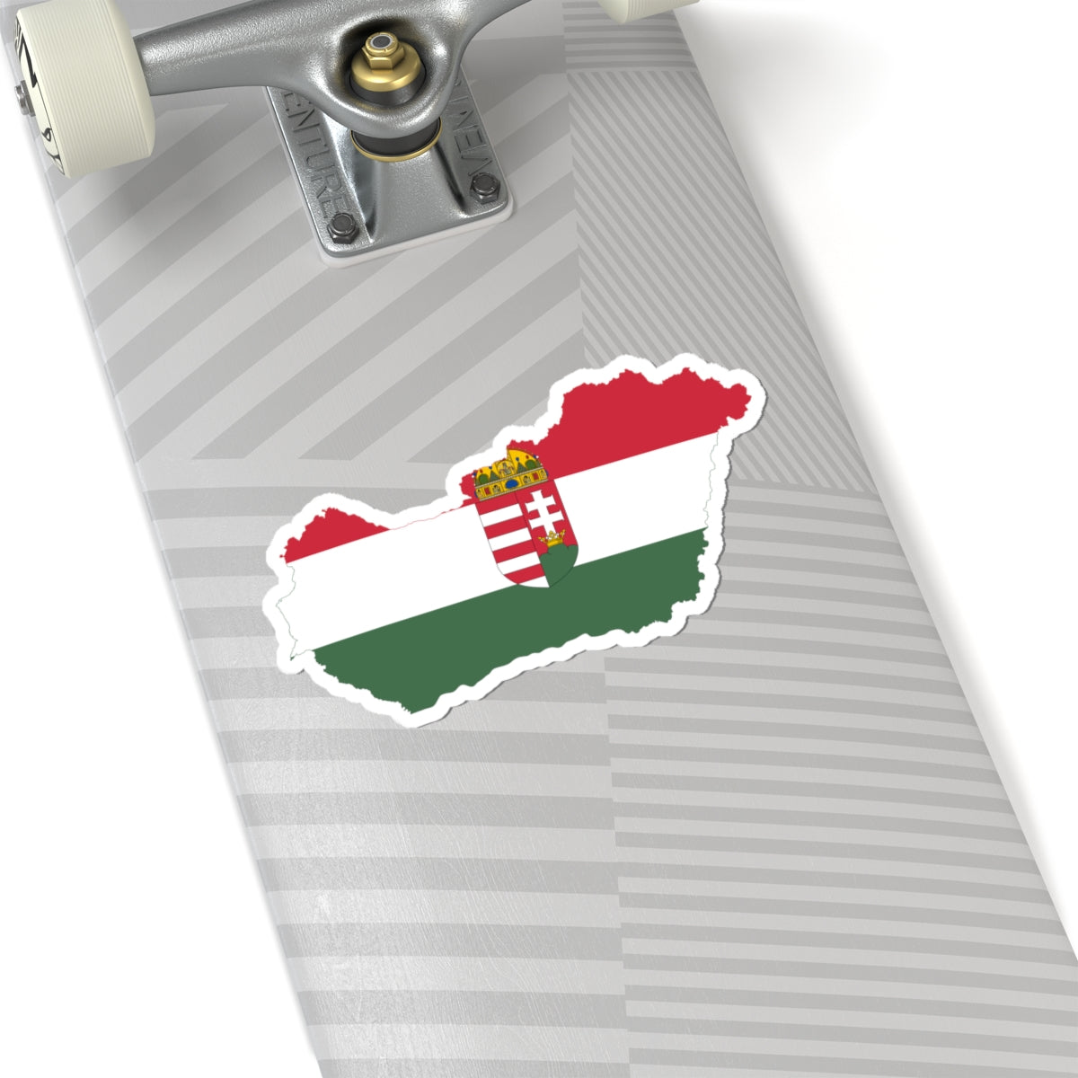 Flag-map of Hungary 1920-1921 (Hungary) STICKER Vinyl Kiss-Cut Decal