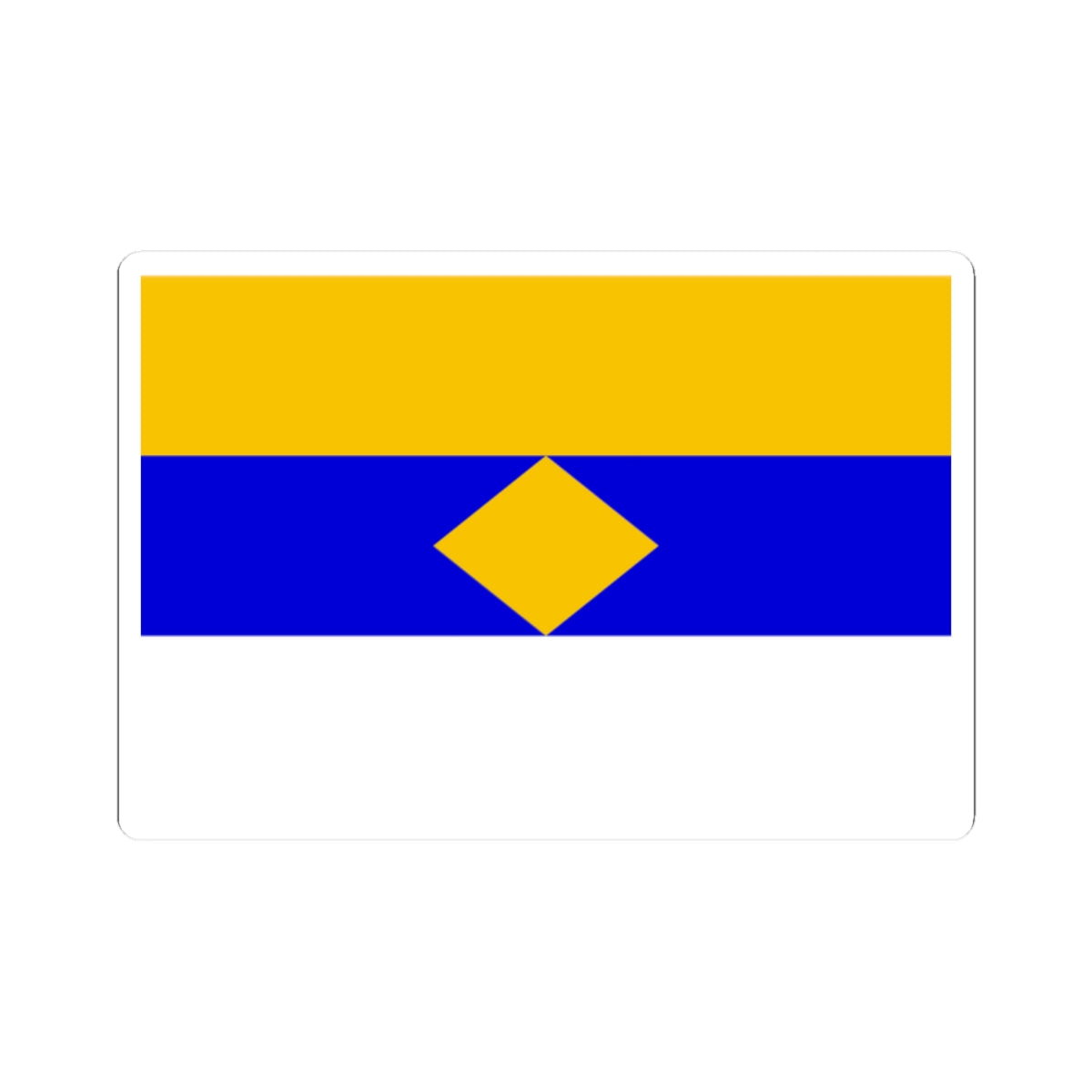 Flag of Ryajsky rayon Ryazan oblast (Russia) STICKER Vinyl Kiss-Cut Decal