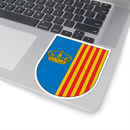 Antic escut municipal de Sant Esteve de la Sarga (Spain) (Coat of Arms) STICKER Vinyl Kiss-Cut Decal