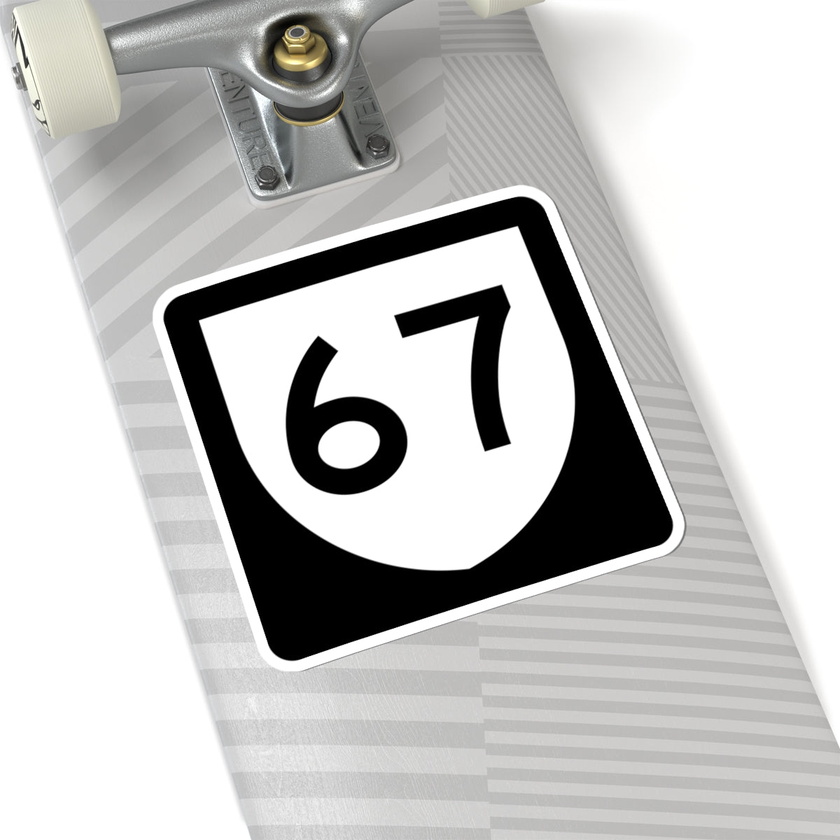 PR urban primary 67 (Puerto Rico) (Road Sign) STICKER Vinyl Kiss-Cut Decal