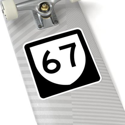 PR urban primary 67 (Puerto Rico) (Road Sign) STICKER Vinyl Kiss-Cut Decal