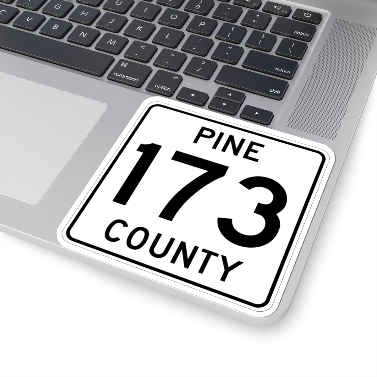 Pine County Route 173 MN (Minnesota) (Road Sign) STICKER Vinyl Kiss-Cut Decal