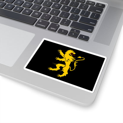 Flag of Ceredigion (United Kingdom) STICKER Vinyl Kiss-Cut Decal