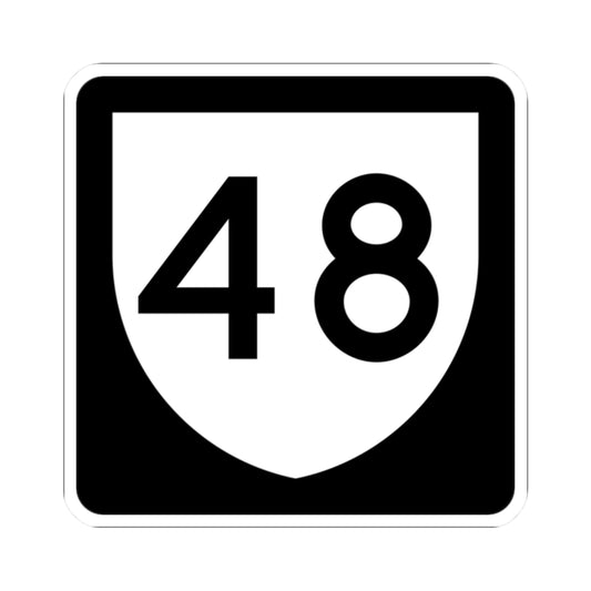 PR urban primary 48 (Puerto Rico) (Road Sign) STICKER Vinyl Kiss-Cut Decal