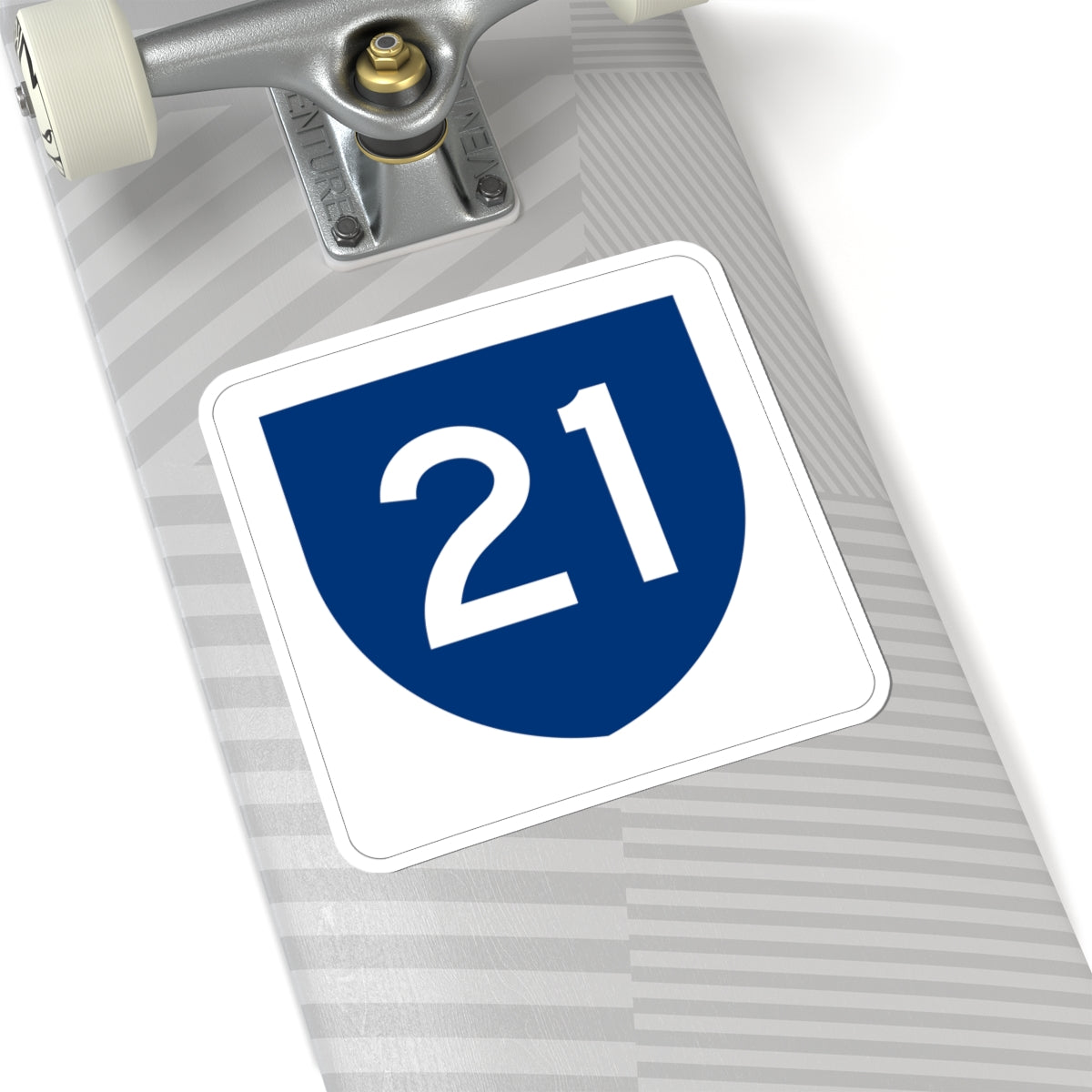 PR primary 21 (Puerto Rico) (Road Sign) STICKER Vinyl Kiss-Cut Decal