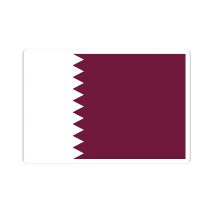 Flag of Qatar 1949-1971 3-2 (Qatar) STICKER Vinyl Kiss-Cut Decal