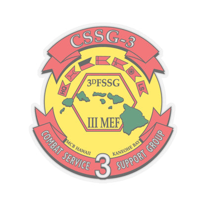 CSSG 3 Combat Service Support Group 3 (USMC) STICKER Vinyl Kiss-Cut Decal