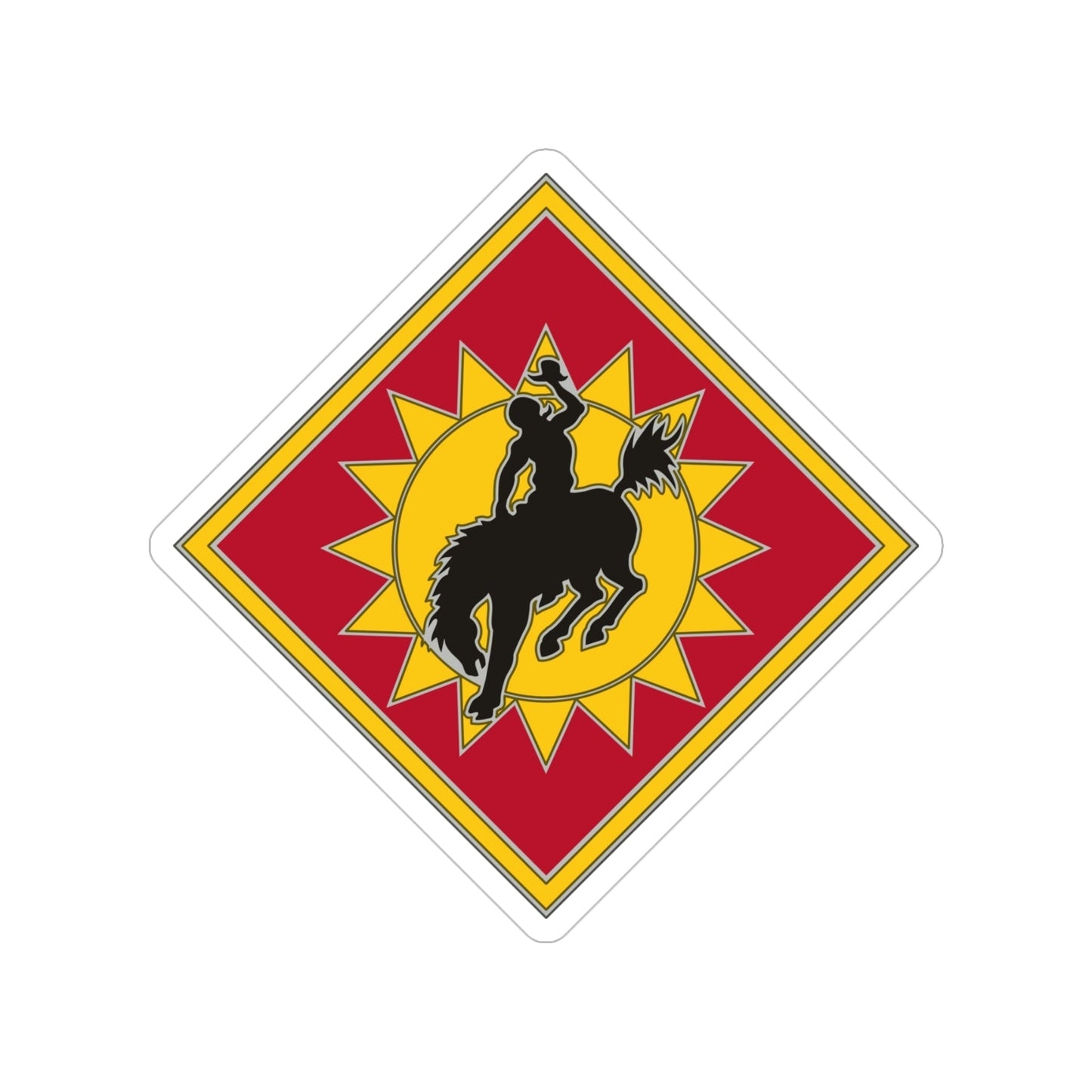 115th Field Artillery Brigade (U.S. Army) Transparent STICKER Die-Cut Vinyl Decal-4 Inch-The Sticker Space