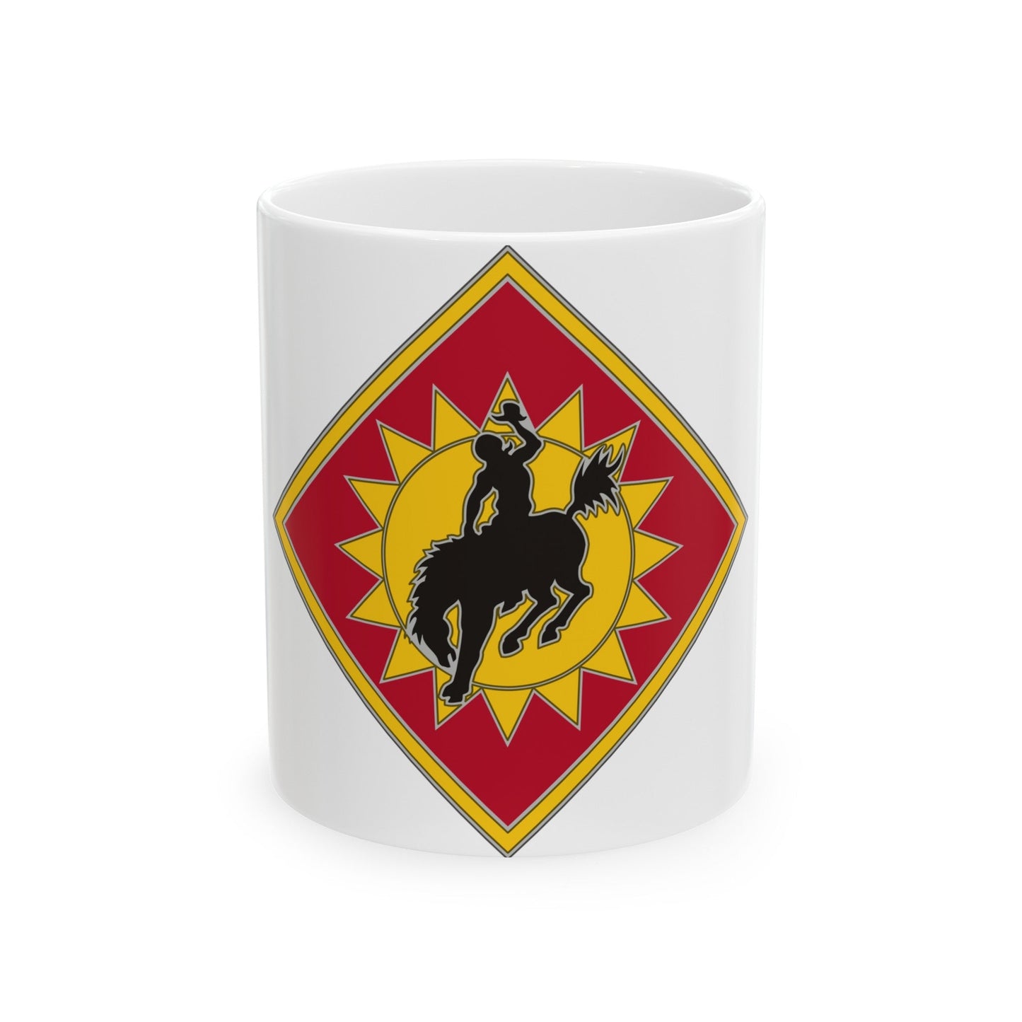 115th Field Artillery Brigade (U.S. Army) White Coffee Mug-11oz-The Sticker Space
