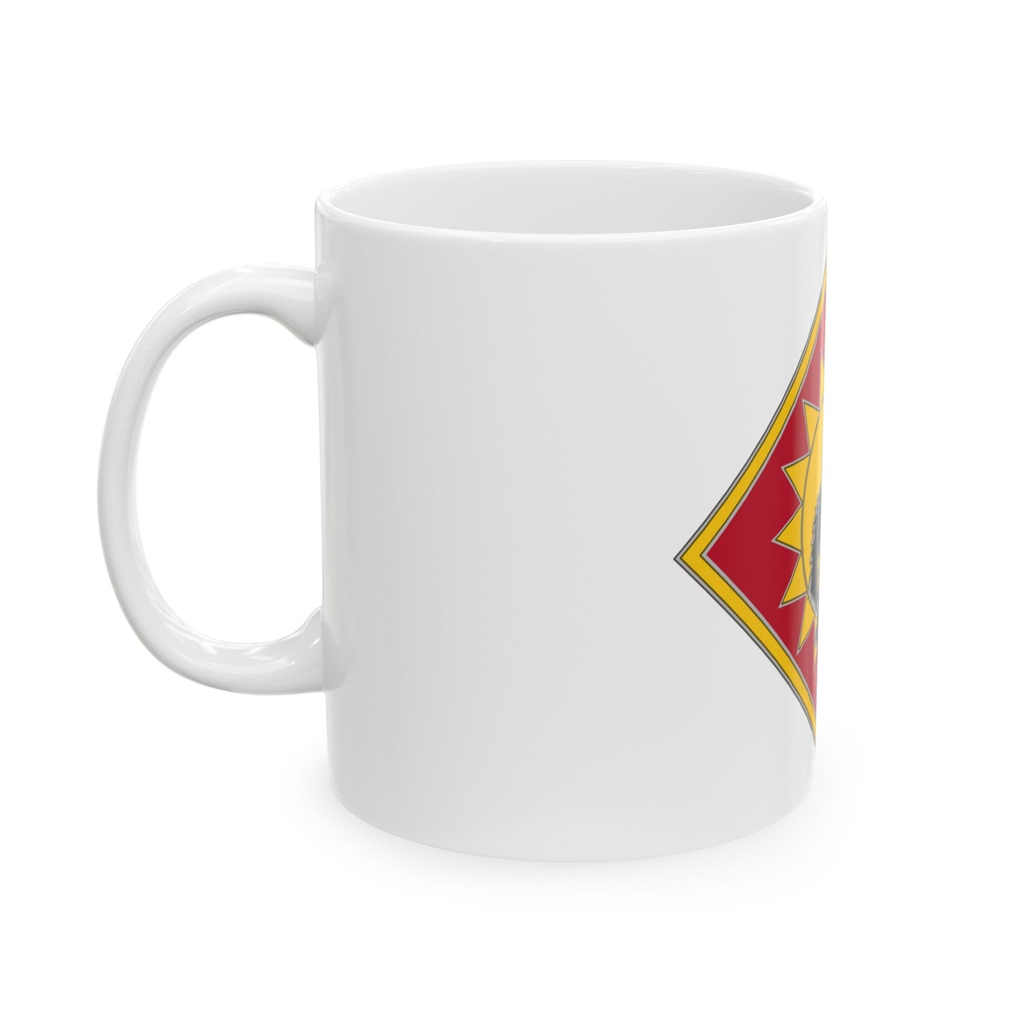 115th Field Artillery Brigade (U.S. Army) White Coffee Mug-The Sticker Space