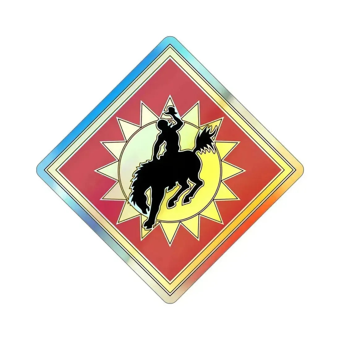 115th Field Artillery Brigade (U.S. Army) Holographic STICKER Die-Cut Vinyl Decal 6 Inch Holographic - The Sticker Space