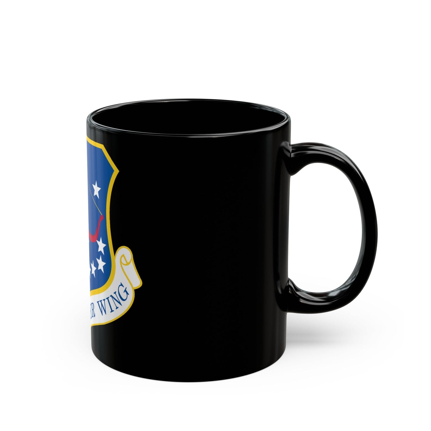 115th Fighter Wing (U.S. Air Force) Black Coffee Mug-The Sticker Space