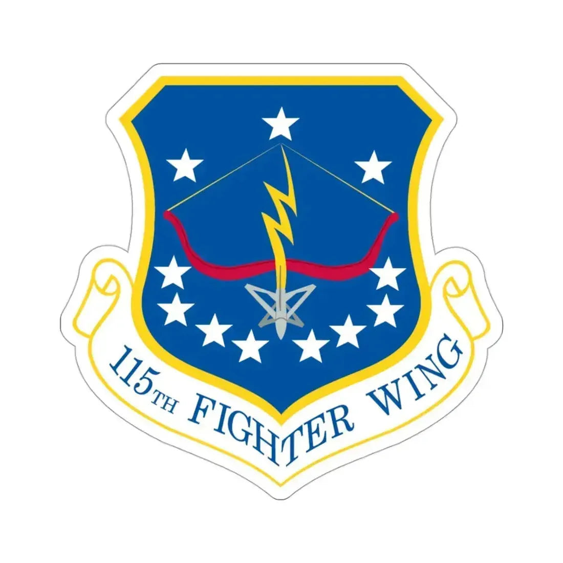 115th Fighter Wing (U.S. Air Force) STICKER Vinyl Die-Cut Decal 3 Inch - The Sticker Space
