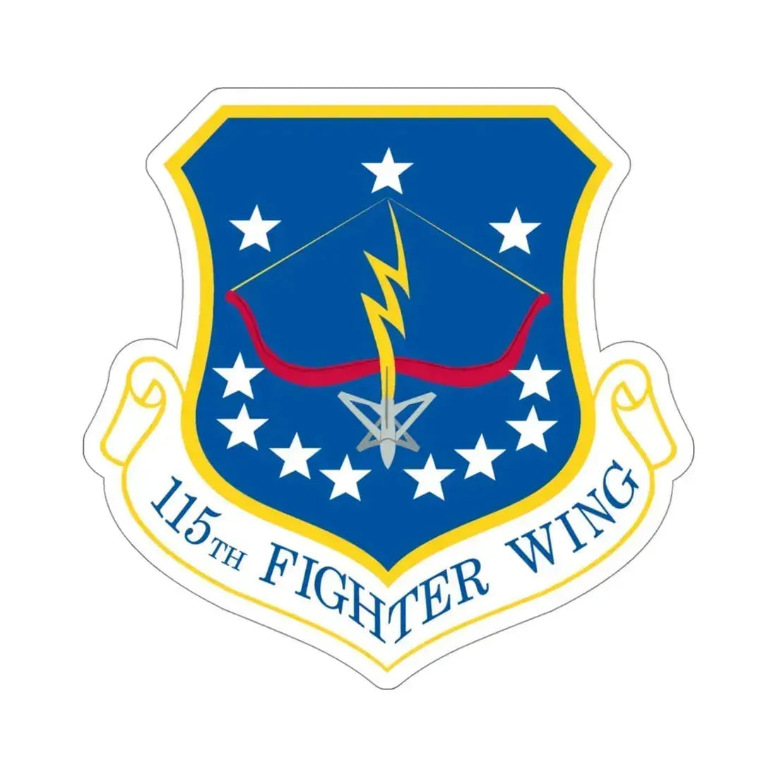 115th Fighter Wing (U.S. Air Force) STICKER Vinyl Die-Cut Decal 4 Inch - The Sticker Space