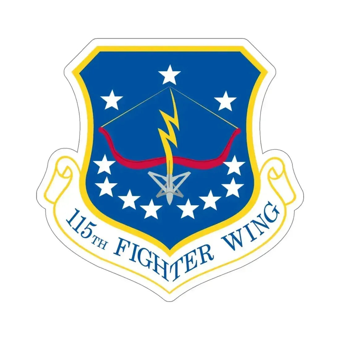 115th Fighter Wing (U.S. Air Force) STICKER Vinyl Die-Cut Decal 6 Inch - The Sticker Space