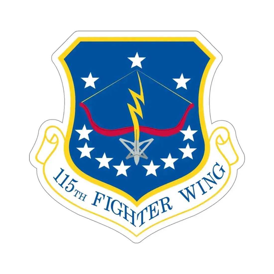115th Fighter Wing (U.S. Air Force) STICKER Vinyl Die-Cut Decal - The Sticker Space