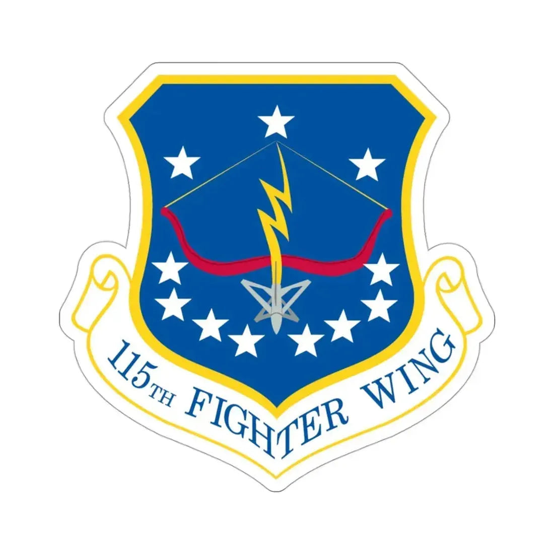 115th Fighter Wing (U.S. Air Force) STICKER Vinyl Die-Cut Decal - The Sticker Space