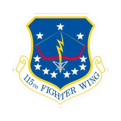 115th Fighter Wing (U.S. Air Force) STICKER Vinyl Kiss-Cut Decal 2 Inch White - The Sticker Space