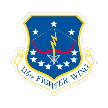 115th Fighter Wing (U.S. Air Force) STICKER Vinyl Kiss-Cut Decal 6 Inch White - The Sticker Space