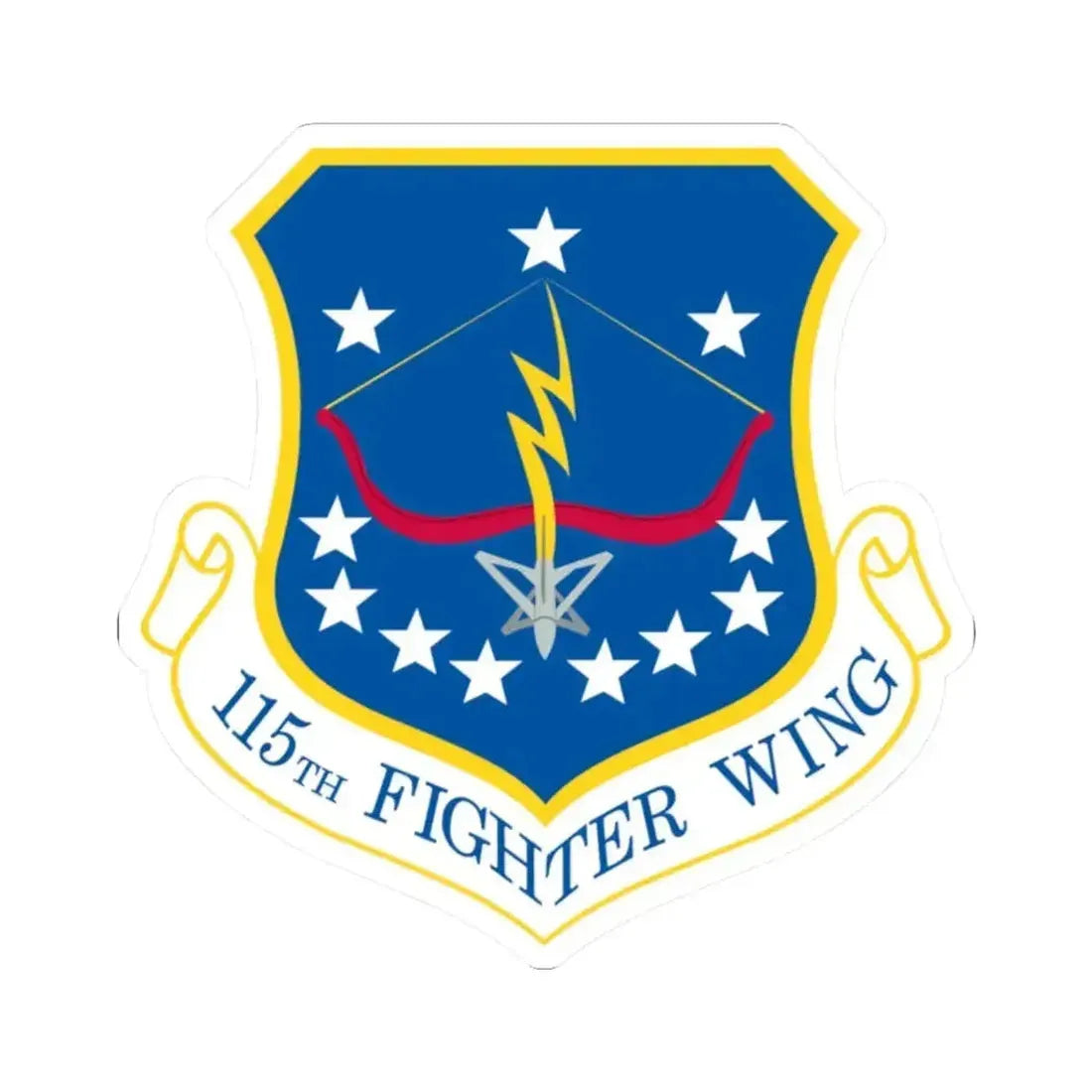 115th Fighter Wing (U.S. Air Force) STICKER Vinyl Kiss-Cut Decal - The Sticker Space