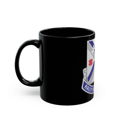 115th Infantry Regiment (U.S. Army) Black Coffee Mug-The Sticker Space