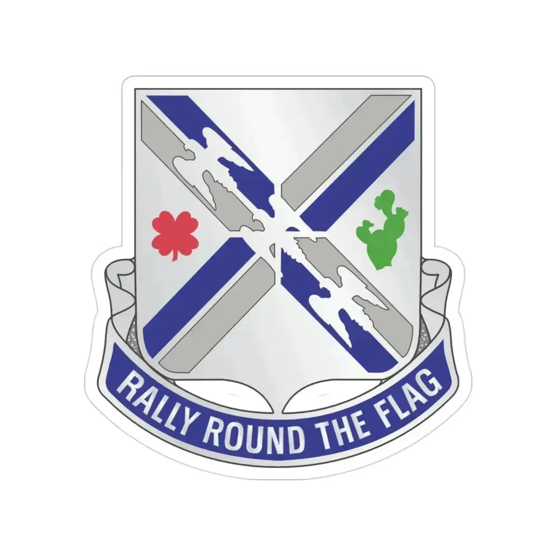 115th Infantry Regiment (U.S. Army) Transparent STICKER Die-Cut Vinyl Decal 3 Inch - The Sticker Space