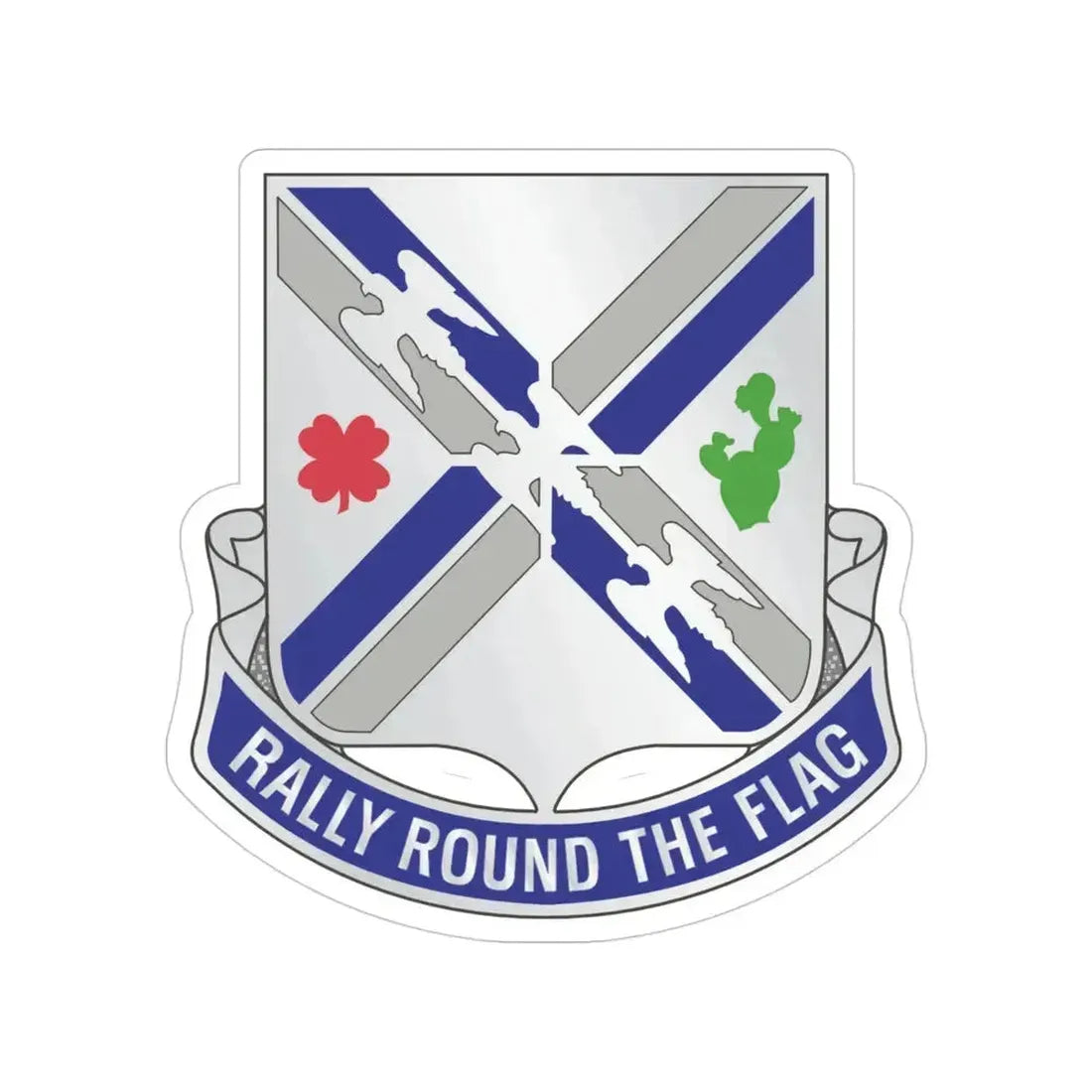 115th Infantry Regiment (U.S. Army) Transparent STICKER Die-Cut Vinyl Decal 4 Inch - The Sticker Space