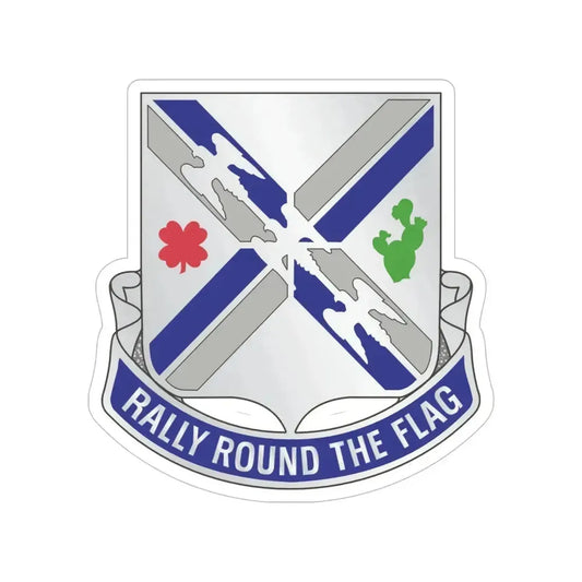 115th Infantry Regiment (U.S. Army) Transparent STICKER Die-Cut Vinyl Decal 6 Inch - The Sticker Space