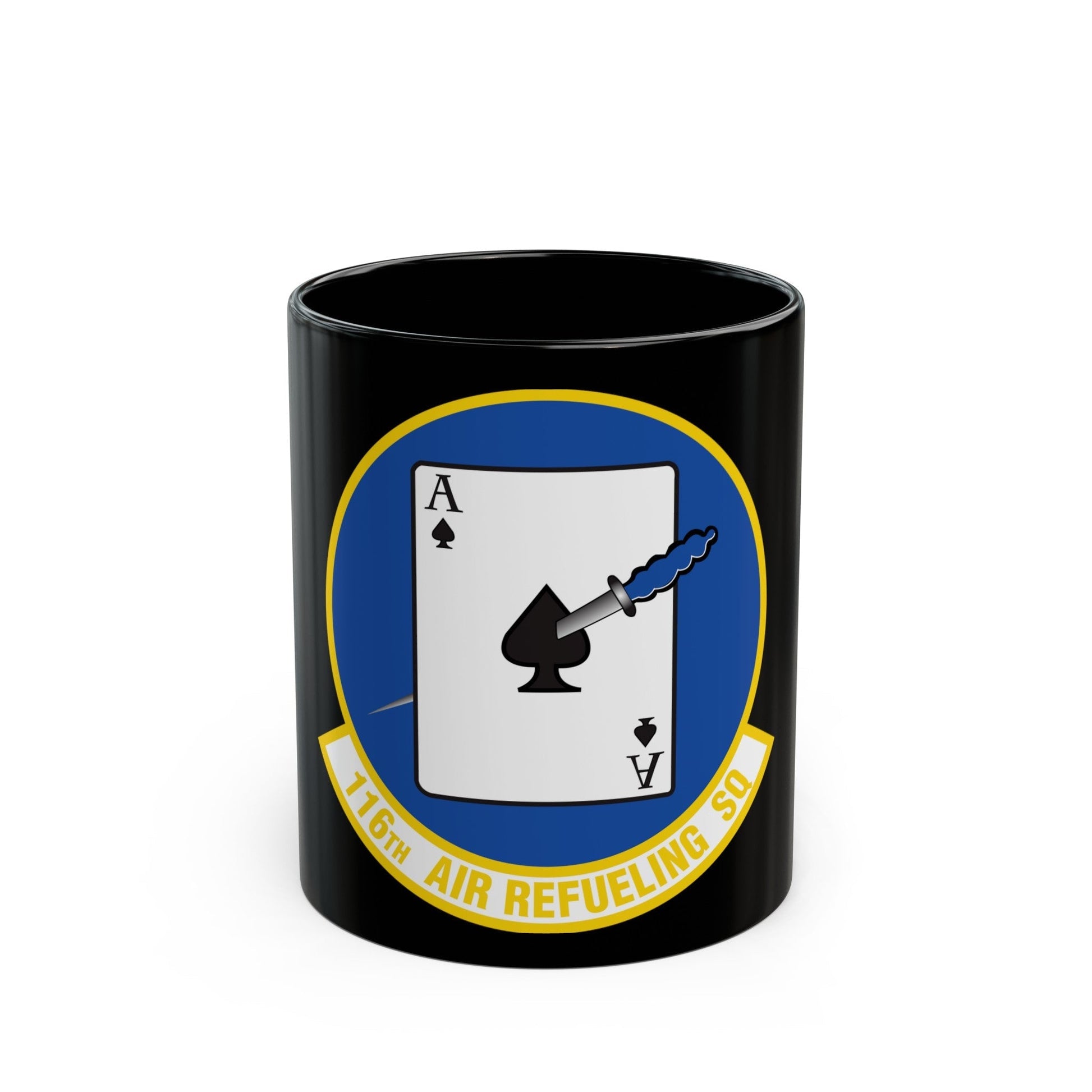 116 Air Refueling Squadron (U.S. Air Force) Black Coffee Mug-11oz-The Sticker Space