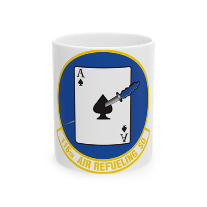 116 Air Refueling Squadron (U.S. Air Force) White Coffee Mug-11oz-The Sticker Space