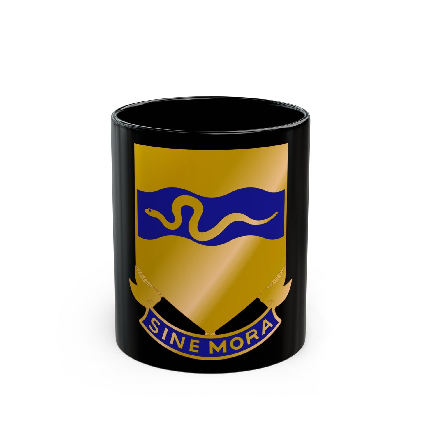 116 Cavalry Regiment (U.S. Army) Black Coffee Mug-11oz-The Sticker Space