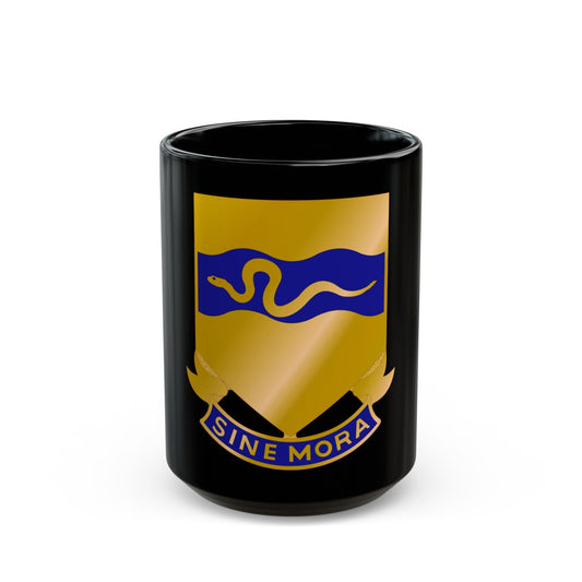 116 Cavalry Regiment (U.S. Army) Black Coffee Mug-15oz-The Sticker Space