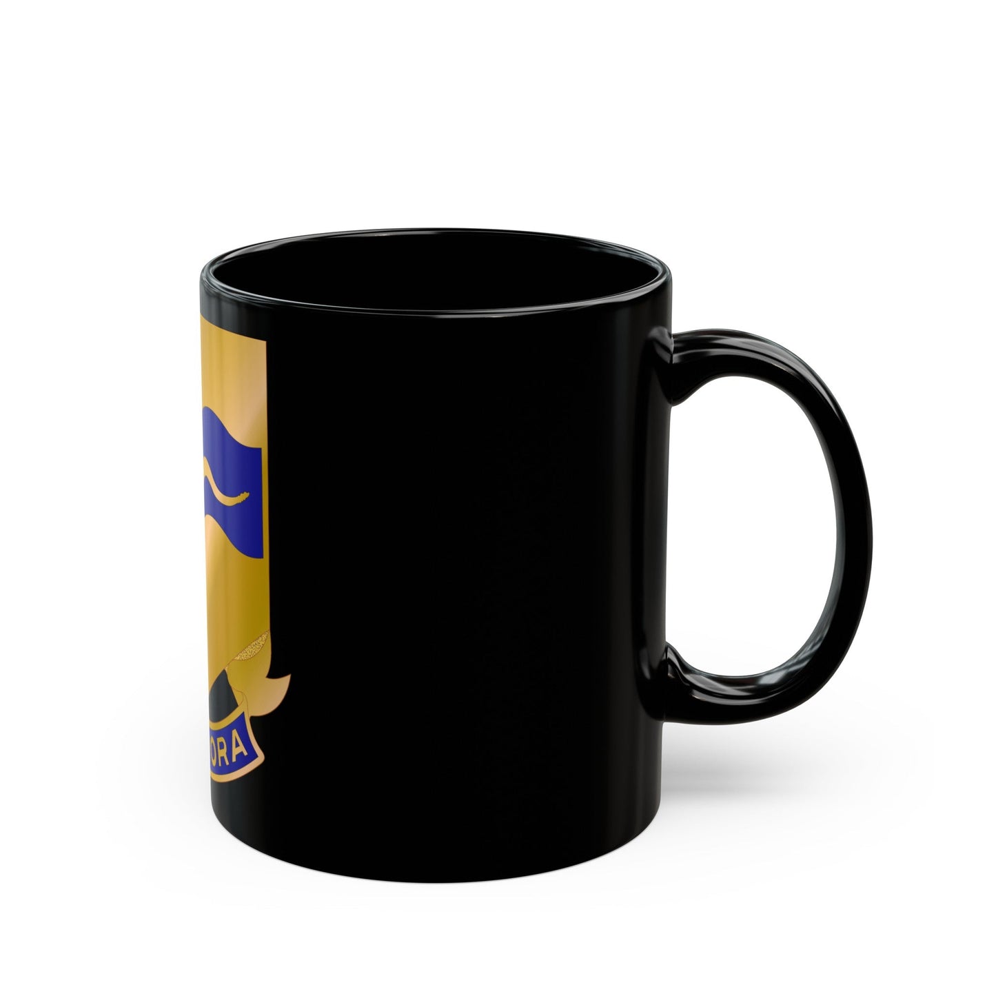 116 Cavalry Regiment (U.S. Army) Black Coffee Mug-The Sticker Space