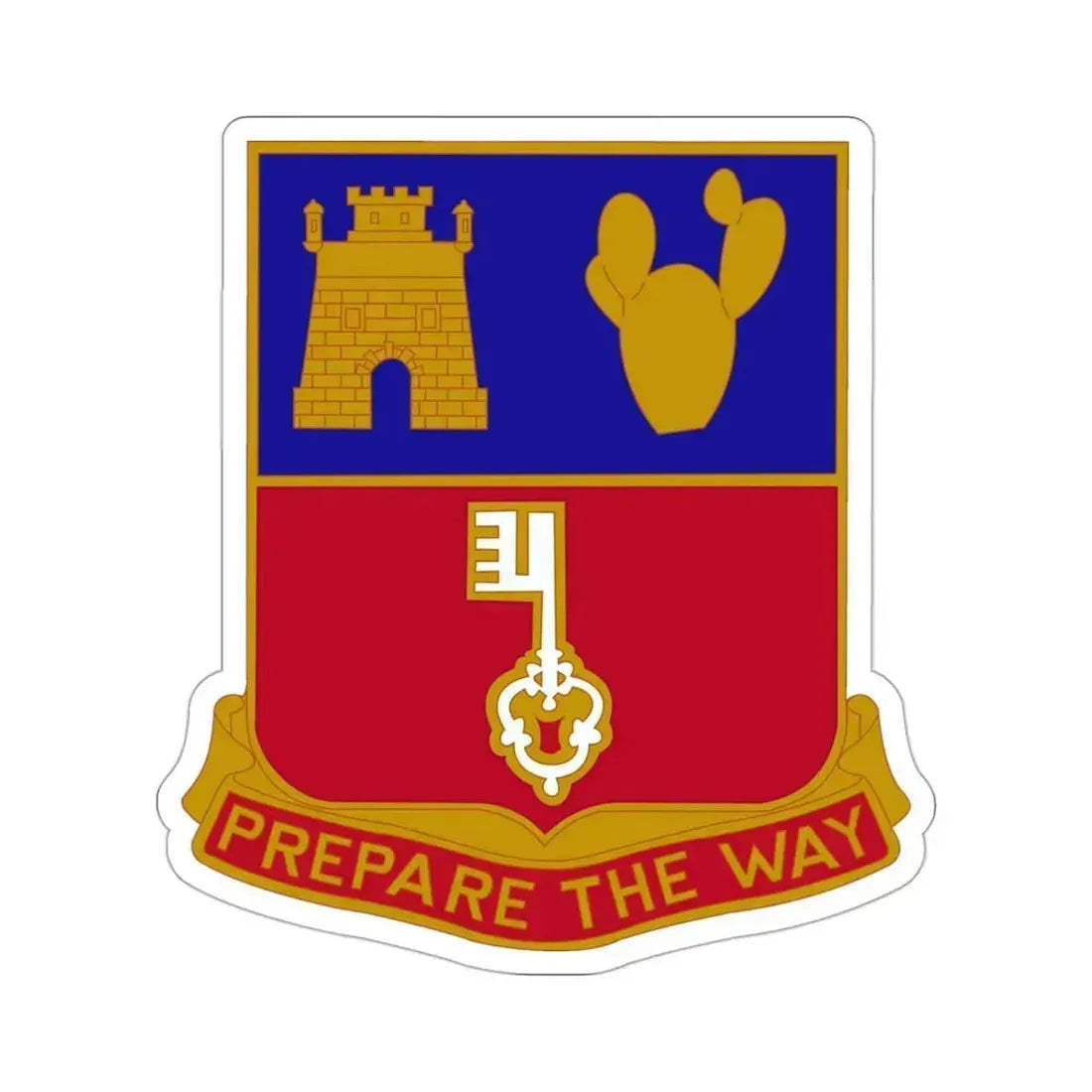 116 Engineer Battalion (U.S. Army) STICKER Vinyl Die-Cut Decal 3 Inch - The Sticker Space