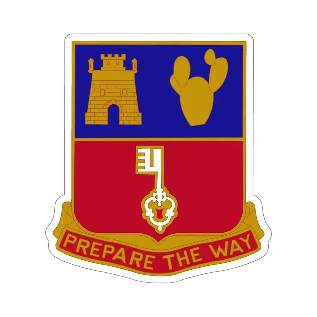 116 Engineer Battalion (U.S. Army) STICKER Vinyl Die-Cut Decal - The Sticker Space