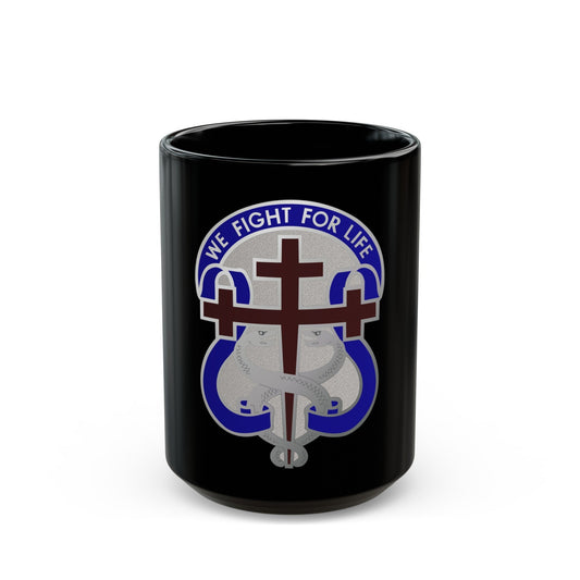 116 Surgical Hospital (U.S. Army) Black Coffee Mug-15oz-The Sticker Space