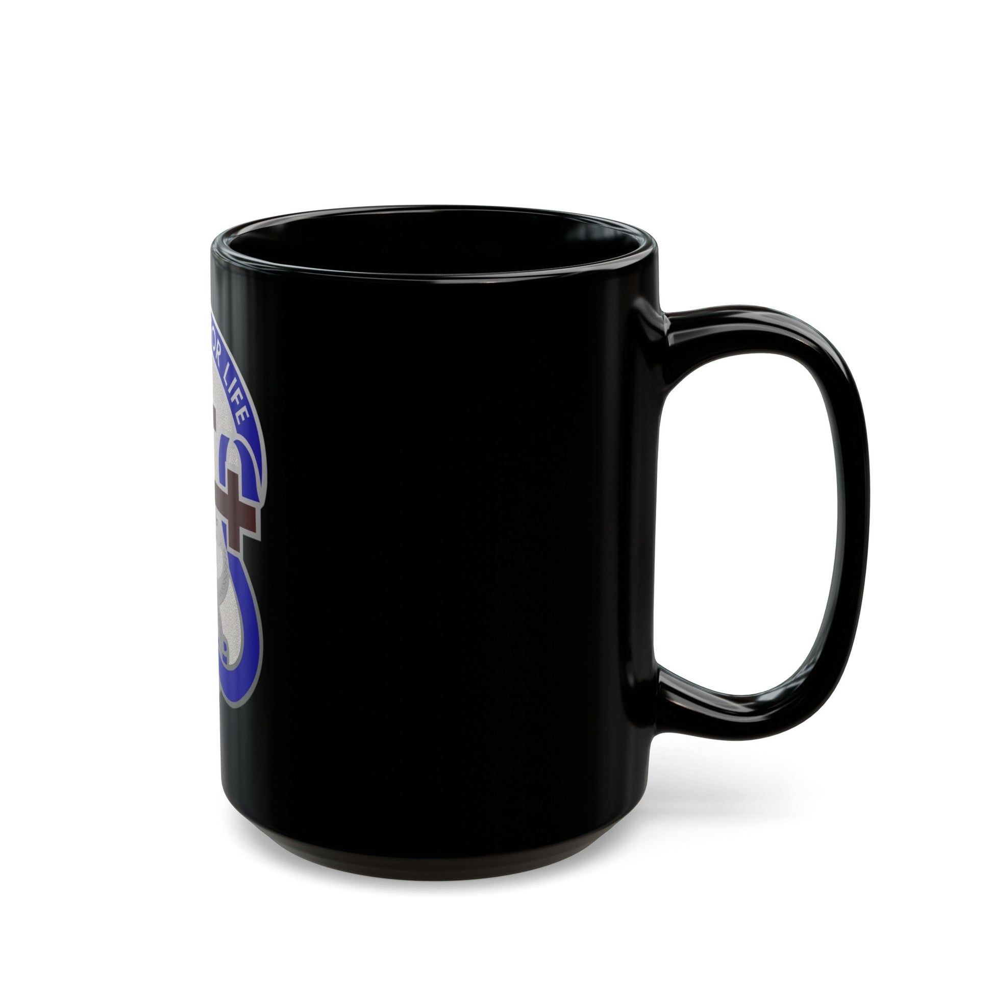 116 Surgical Hospital (U.S. Army) Black Coffee Mug-The Sticker Space