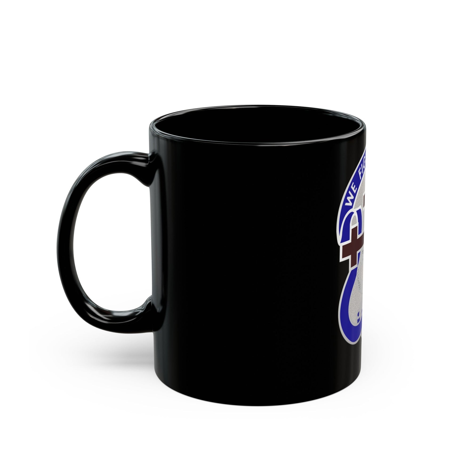 116 Surgical Hospital (U.S. Army) Black Coffee Mug-The Sticker Space