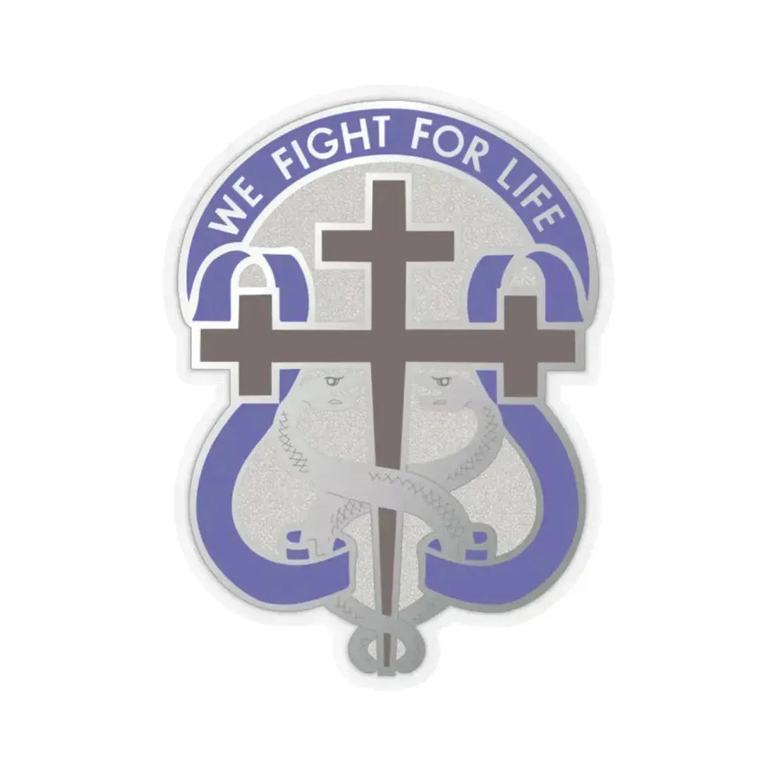 116 Surgical Hospital (U.S. Army) STICKER Vinyl Kiss-Cut Decal 2 Inch Transparent - The Sticker Space