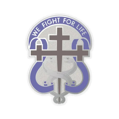 116 Surgical Hospital (U.S. Army) STICKER Vinyl Kiss-Cut Decal 3 Inch Transparent - The Sticker Space