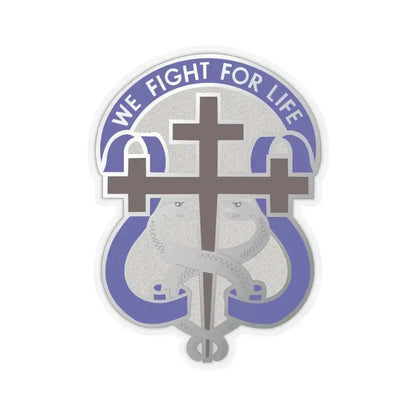 116 Surgical Hospital (U.S. Army) STICKER Vinyl Kiss-Cut Decal 4 Inch Transparent - The Sticker Space